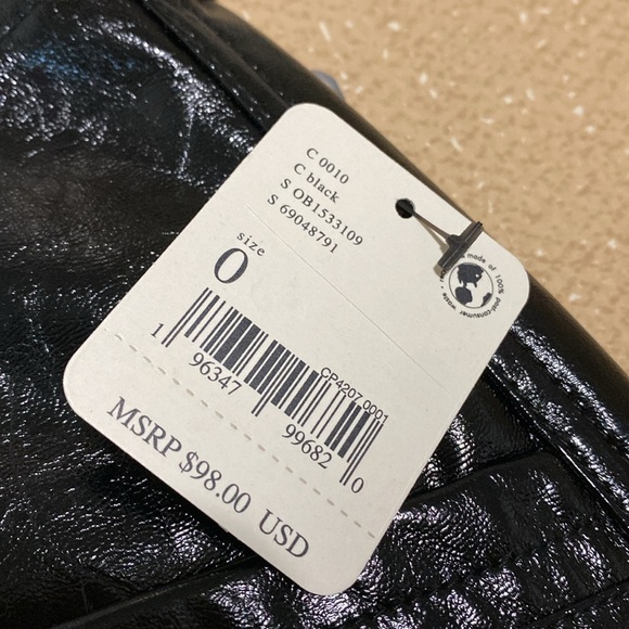 Free People Star Crossed Lovers Patent Leather Straight Leg Pants - Picture 11 of 11